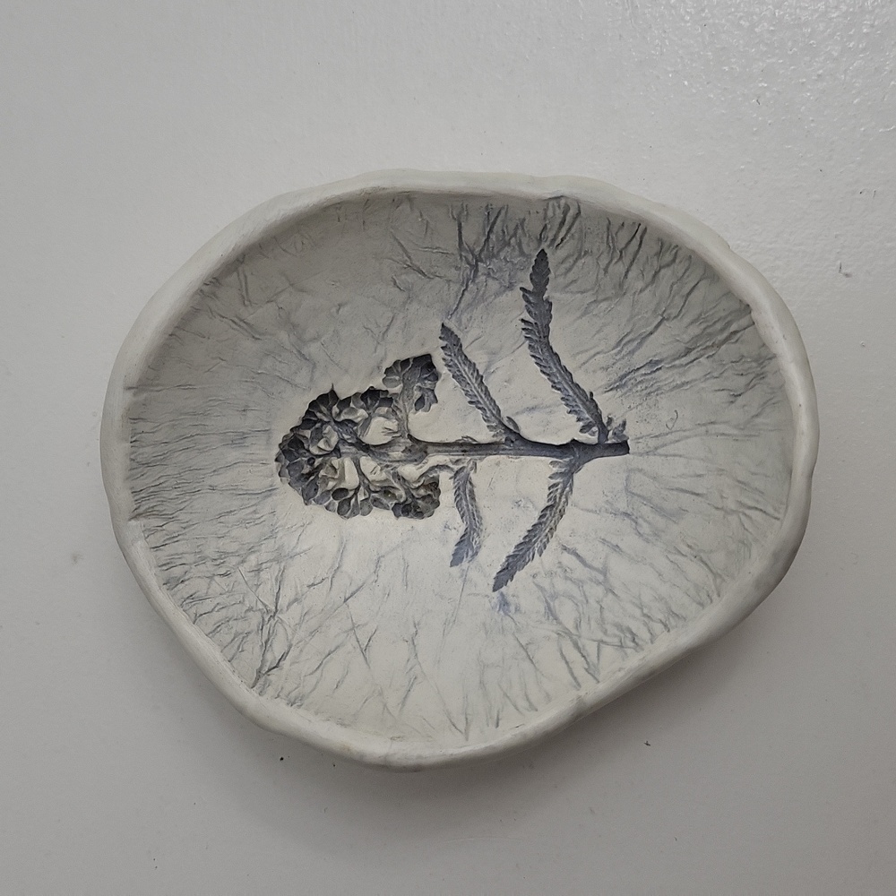 Art Pottery, Signed, Yarrow, Small Dish